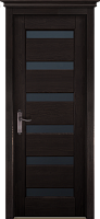 Дверь массив сосны Палермо венге остекленная