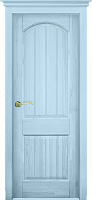 Дверь массив сосны Осло эмаль скай глухая