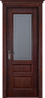 Дверь дуб Double Solid Wood Аристократ №2 махагон