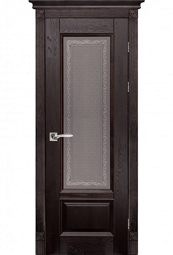 Дверь массив дуба Аристократ №4 венге
