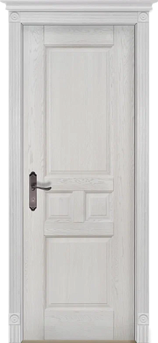 Дверь массив дуба Тоскана белый