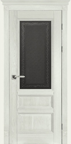 Дверь дуб Double Solid Wood Аристократ №2 White