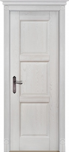 Дверь дуб Double Solid Wood Турин белая эмаль глухая