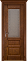 Дверь дуб Double Solid Wood Аристократ №2 мёд