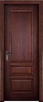 Дверь массив ольхи Аристократ №1 махагон глухая