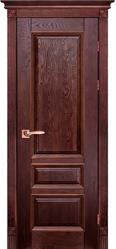 Дверь дуб Double Solid Wood Аристократ №1 махагон