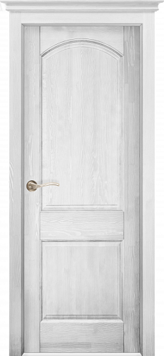 Дверь массив сосны Осло-2 белая эмаль глухая