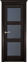 Дверь массив сосны Этне венге стекло