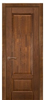 Дверь дуб Double Solid Wood Аристократ №4 мёд глухая