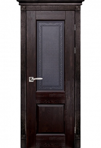 Дверь массив дуба Классик №2 венге
