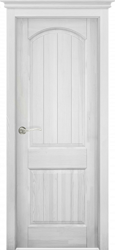 Дверь массив сосны Осло белая эмаль глухая