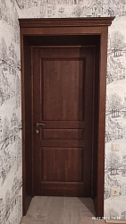 Двери из ольхи Валенсия античный орех