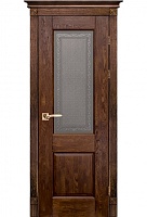 Дверь дуб Double Solid Wood Классик №2 античный орех