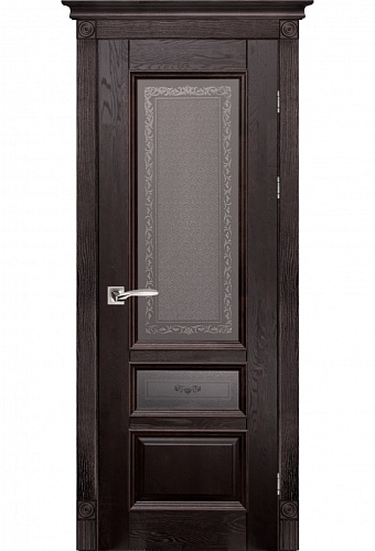 Дверь массив дуба Аристократ №3 венге