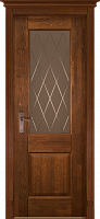 Дверь дуб Double Solid Wood Классик №2 мёд