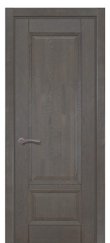 Дверь дуб Double Solid Wood Аристократ №4 грис глухая