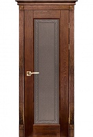 Дверь дуб Double Solid Wood Классик №3 античный орех