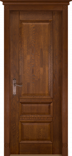 Дверь дуб Double Solid Wood Аристократ №1 мёд